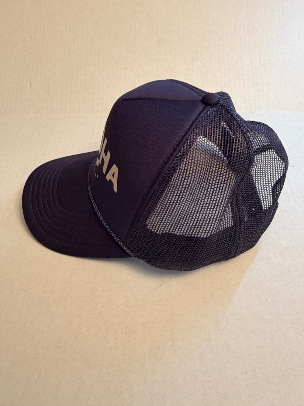 NWOT ALOHA Collection Trucker Snapback Hat Blue Otto Brand Mesh Back Unisex - Picture 5 of 9